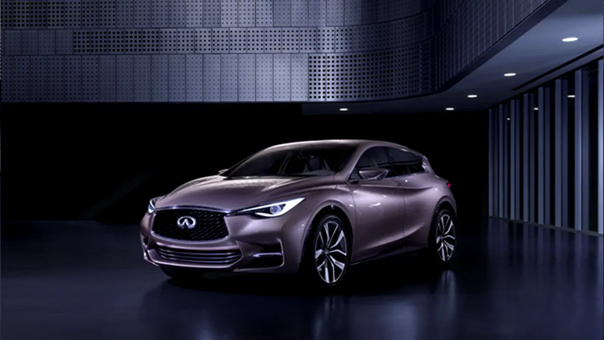 Primele imagini oficiale cu conceptul Infiniti Q30