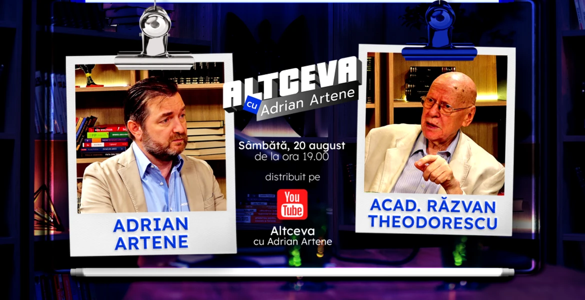 Răzvan Theodorescu este invitat la podcastul ALTCEVA cu Adrian Artene