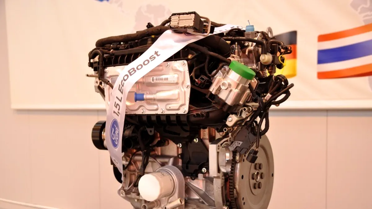 Motorul EcoBoost de 1,5 litri, produs la Craiova, disponibil pe Ford Focus facelift