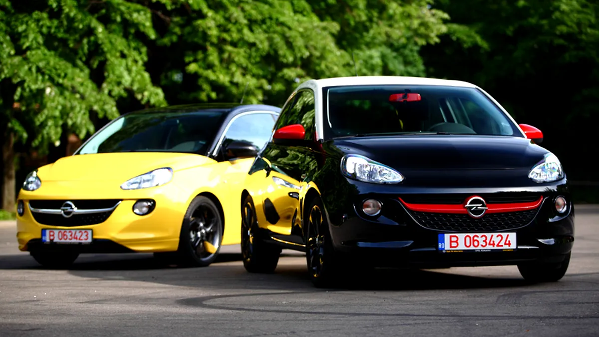 Am testat în România noul Opel Adam, mini trendsetter-ul german