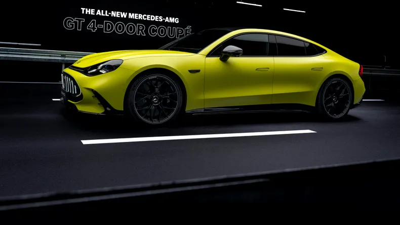 <span class='prepend'>Foto |</span> Mercedes prezintă noua generație de AMG GT Coupé cu 4 uși electric. Peste 1.100 CP, tehnologie inspirată de Formula 1 și sunet de V8