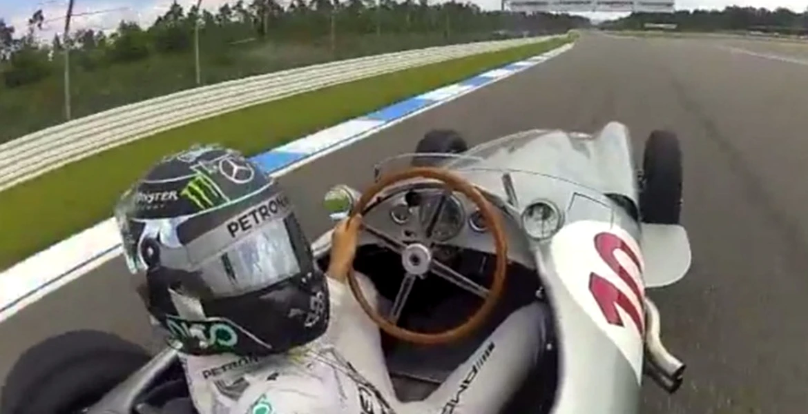 VIDEO: Nico Rosberg execută cel mai tare selfie pe care l-ai văzut vreodată