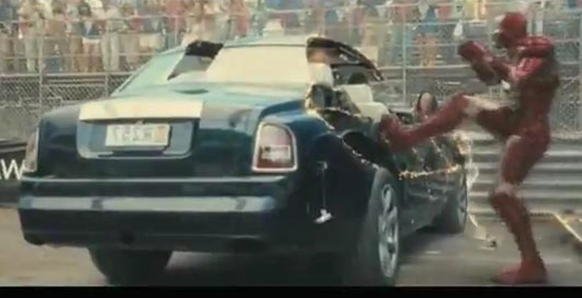 Rolls Royce Phantom distruse în Iron Man 2