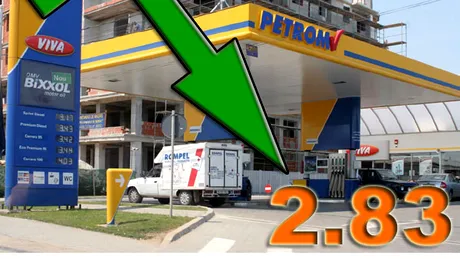 Benzina se ieftineşte şi mai mult la Petrom