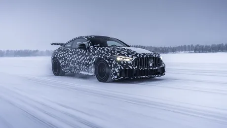 FOTO Mercedes-Benz testează un CLE „extrem” în Cercul Arctic. Noul model AMG va avea un motor V8 – Autocar
