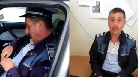 Un polţist, descoperit fără asigurare la maşină, refuză să predea numerele de înmatriculare - VIDEO