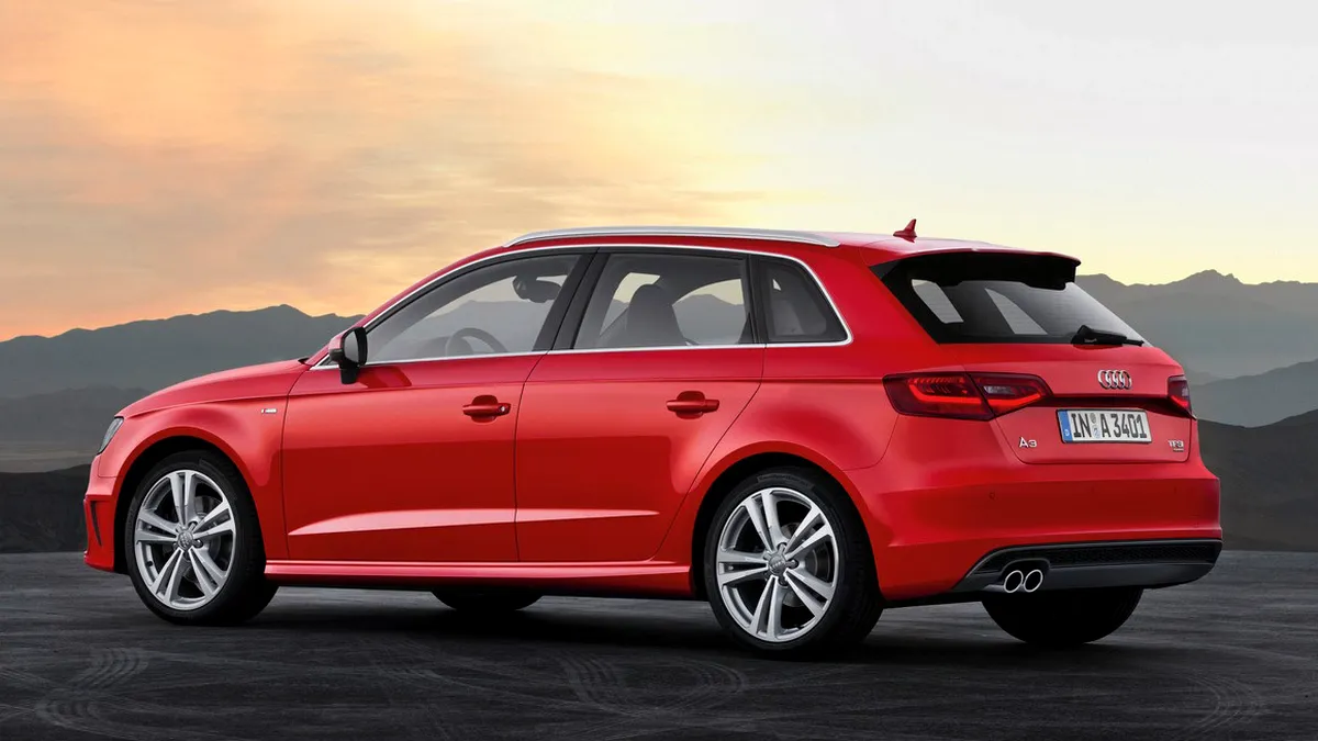 Audi A3 Sportback e gata pentru Salonul Auto Paris 2012