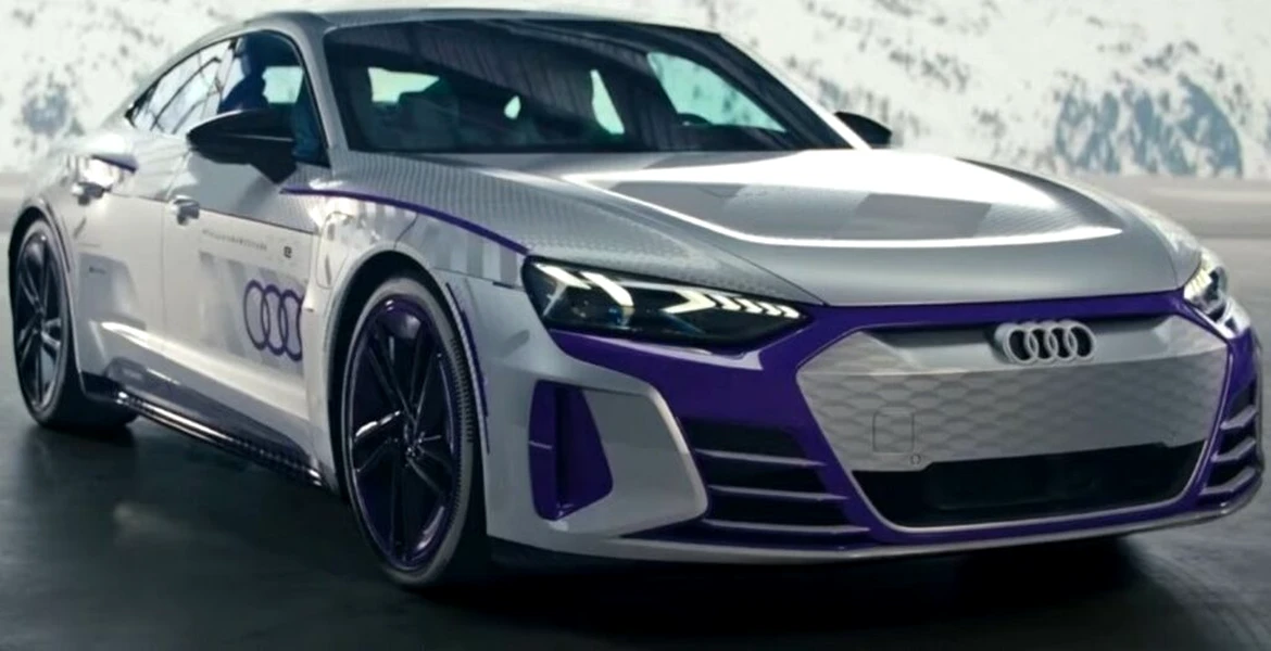 Audi dezvăluie oficial conceptul RS e-Tron GT Ice Race – VIDEO
