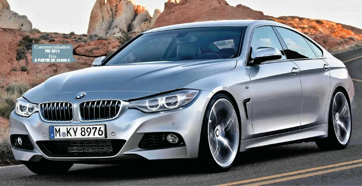 Aşa ar putea arăta BMW Seria 4 Gran Coupe, rivalul lui A5 Sportback