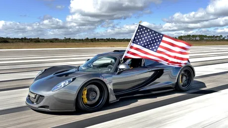 Hennessey Venom GT este cea mai rapidă maşină de serie din lume