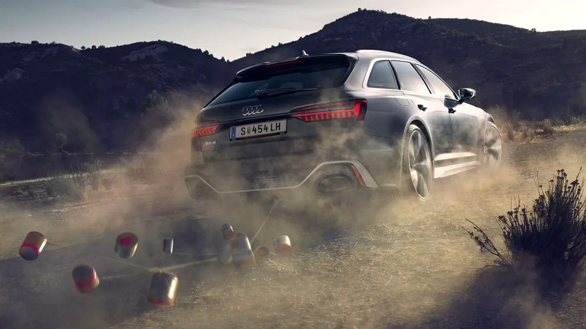 A scos Audi RS 6 pe autobahn și a atins 305 km/h. VIDEO
