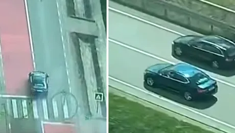 Video – Șoferi filmați din elicopter, după depășiri periculoase. Amenzi de mii de lei și permise suspendate până la 240 de zile