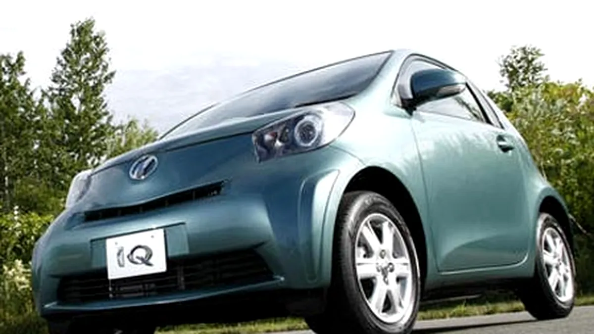 Toyota iQ - teste în premieră în Japonia