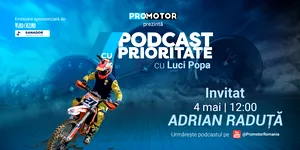 Adrian Răduță vine la „Podcast cu Prioritate” by ProMotor pe 4 mai. Episod despre motocros, disciplină și culisele unui sport spectaculos