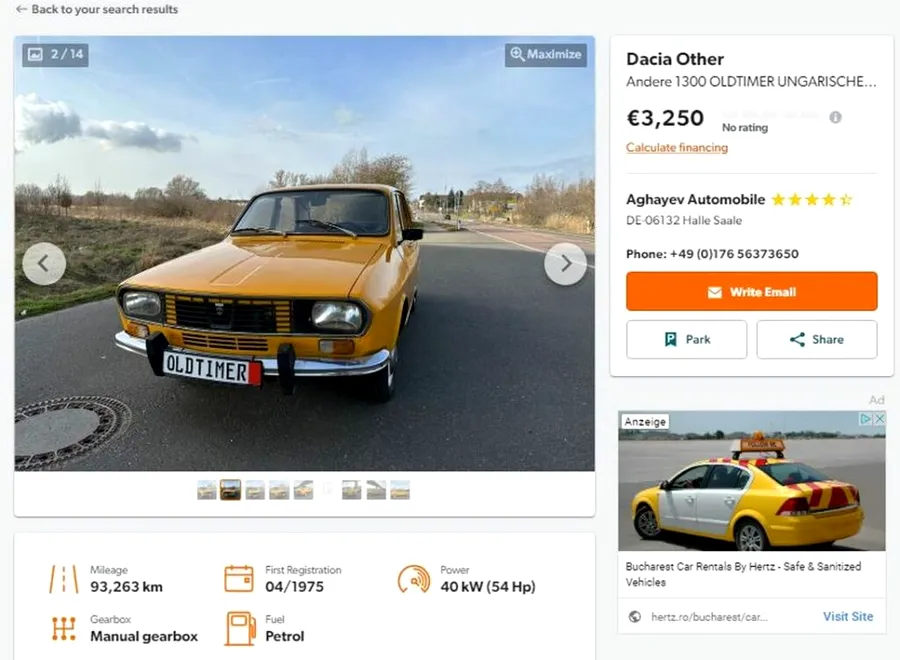 Top 3 oferte pentru Dacia 1300 pe Mobile.de