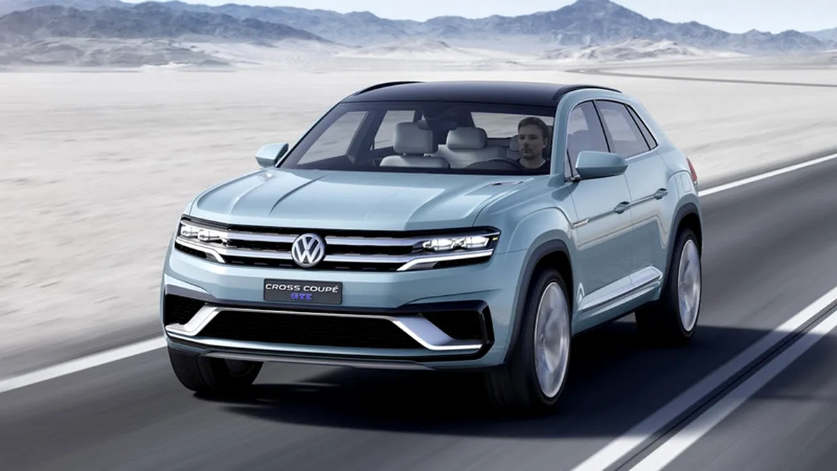 Volkswagen Cross Coupe GTE Concept: 355 CP şi doar 3.4 l/100 km consum!