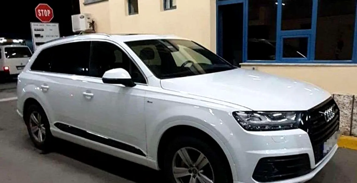 Un Audi Q7 a fost confiscat de vameși la Giurgiu