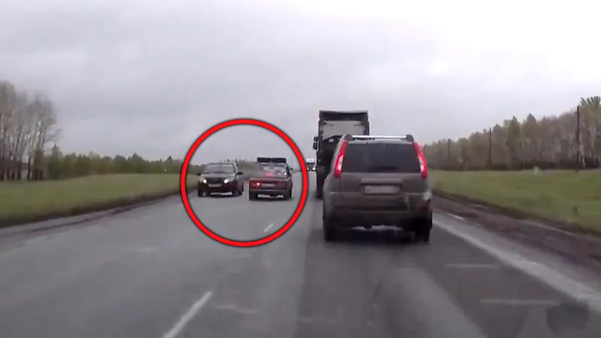 VIDEO: Inconştienţa la volan, nivelul 9.000