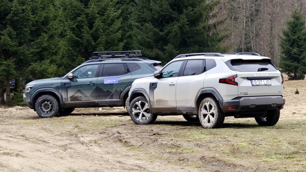 Foto-video / Dacia Duster și Bigster, în premieră cu tracțiune integrală și cutie automată. Prim contact în România cu SUV-urile fabricate la Mioveni