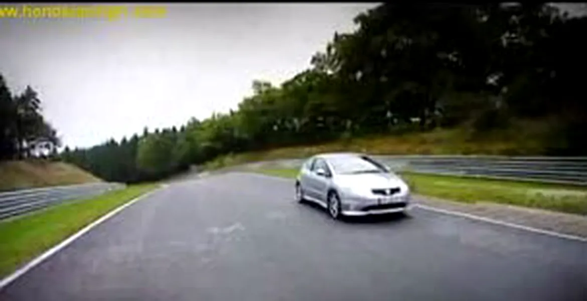 Honda Civic Type R la Nurburgring