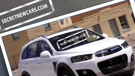 Poze spion: Chevrolet Captiva facelift