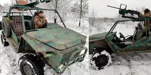 Vehiculul născut din resturile armatei ruse. Cum a devenit buggy-ul „Predator” legenda frontului din Ucraina