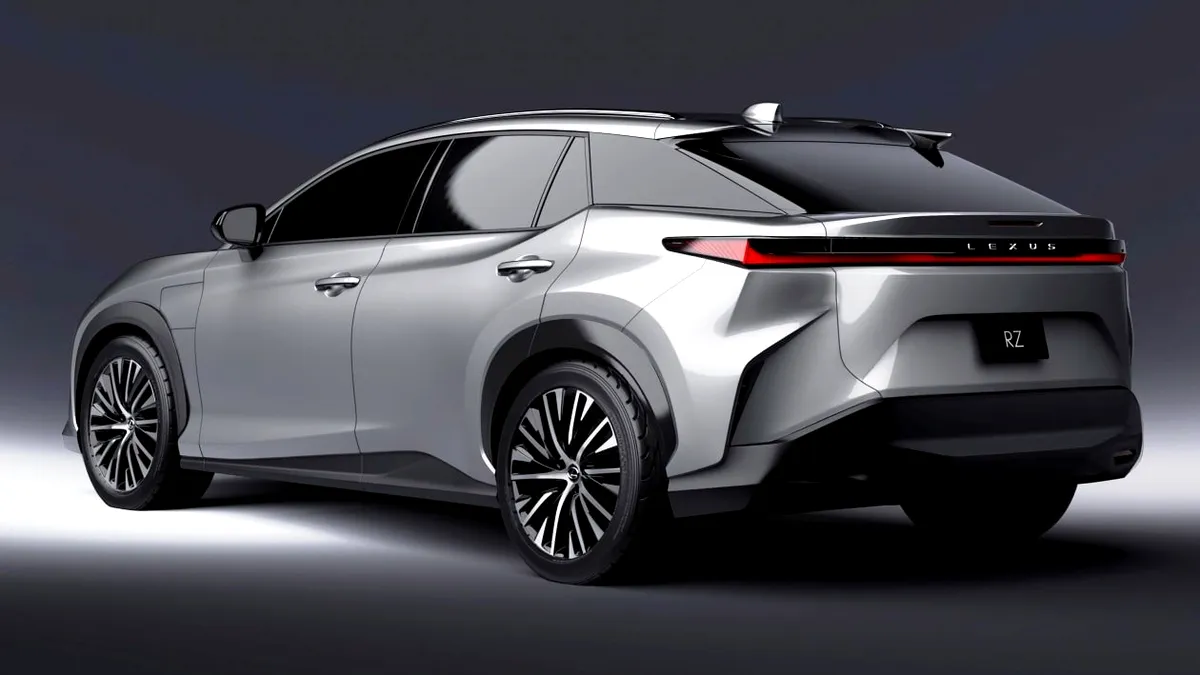 Lexus a publicat noi imagini teaser cu viitorul SUV electric RZ