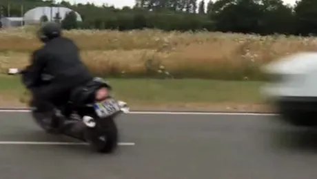 Motocicleta imposibil de buşit [VIDEO]