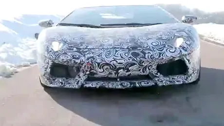 Prima imagine oficială cu noul Lamborghini Aventador?