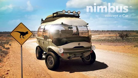 Nimbus Concept e-Car te poate duce în orice loc de pe glob