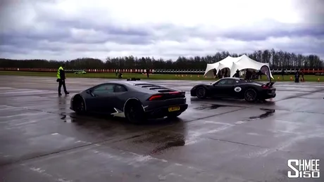 Porsche 918 Spyder vs Lamborghini Huracan: HUMILIATION