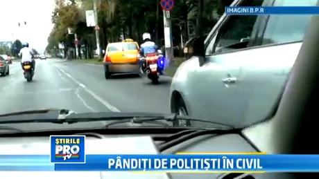 Şoferii din Capitală, supravegheaţi în trafic cu autospeciale neinscripţionate şi motociclete