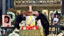 Părinții Victoriei, îngenuncheați de durere lângă sicriu. Mihaela și Cazimir Ionescu, devastați după pierderea fiicei lor