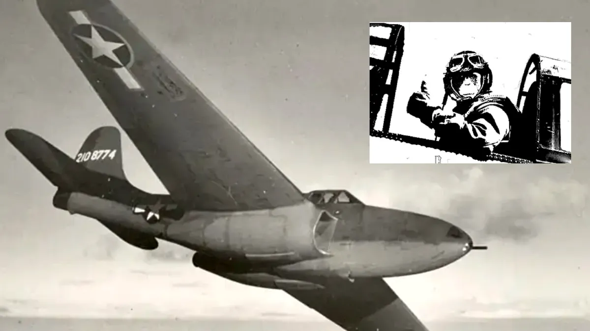 Bell P-59, avionul secret din 1942.  De ce pilotul său purta o mască de gorilă și fuma un trabuc