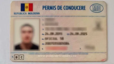 Permis auto fals, cumpărat cu 100 de euro. Documentul a fost descoperit de polițiștii din Iași