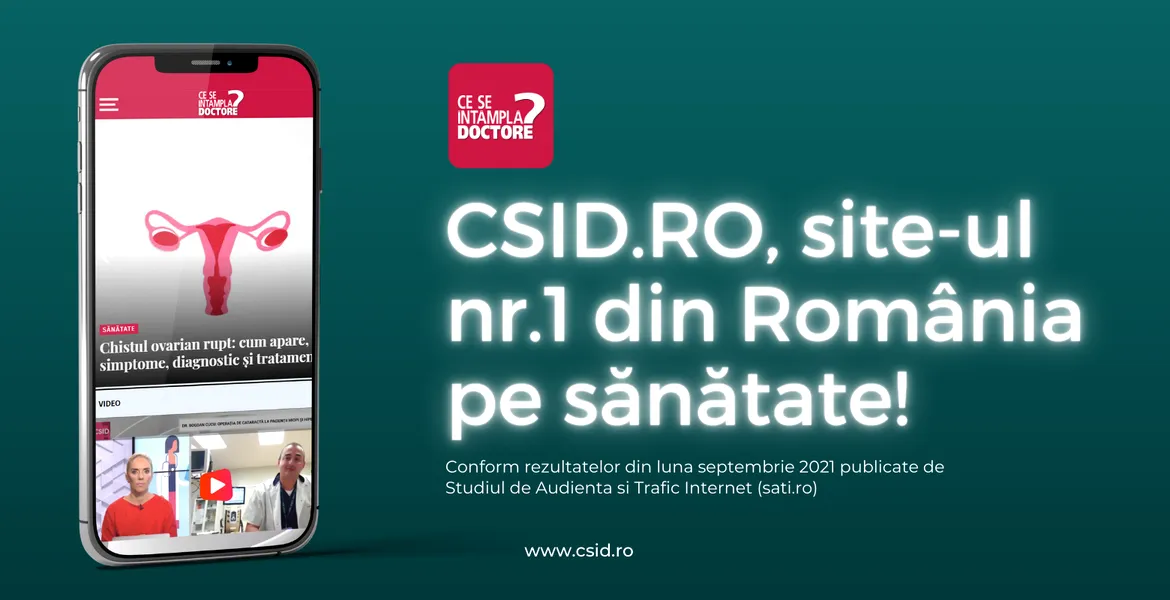 OFICIAL. CSID.ro – cel mai citit site din domeniul Sănătate & îngrijire personală în luna septembrie