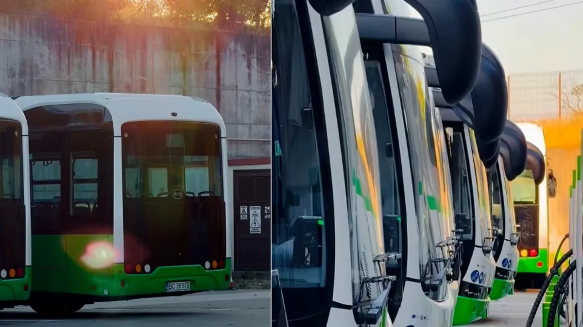 Un nou oraș din România trece la autobuze electrice. Primele vehicule cu emisii zero au intrat în circulație