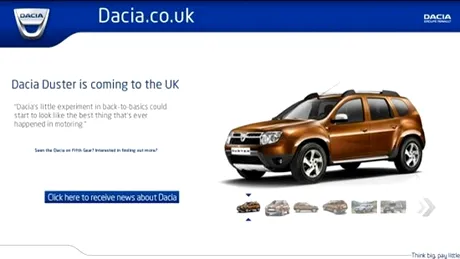 Englezii aşteaptă cu nerăbdare Dacia, dar nu se dau în vânt după Renault