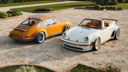 Singer și Louis Vuitton au colaborat pentru a crea două Porsche 911 personalizate. Modificările pe care casa de modă le-a adus modelelor restomod