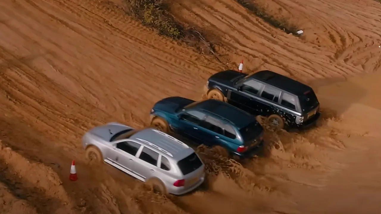 intrecere-off-road-intre-porsche-cayenne-bmw-x5-si-range-rover-video3 