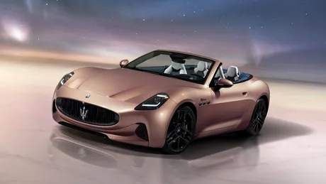 Maserati lansează GranCabrio Folgore, decapotabila electrică cu peste 800 CP