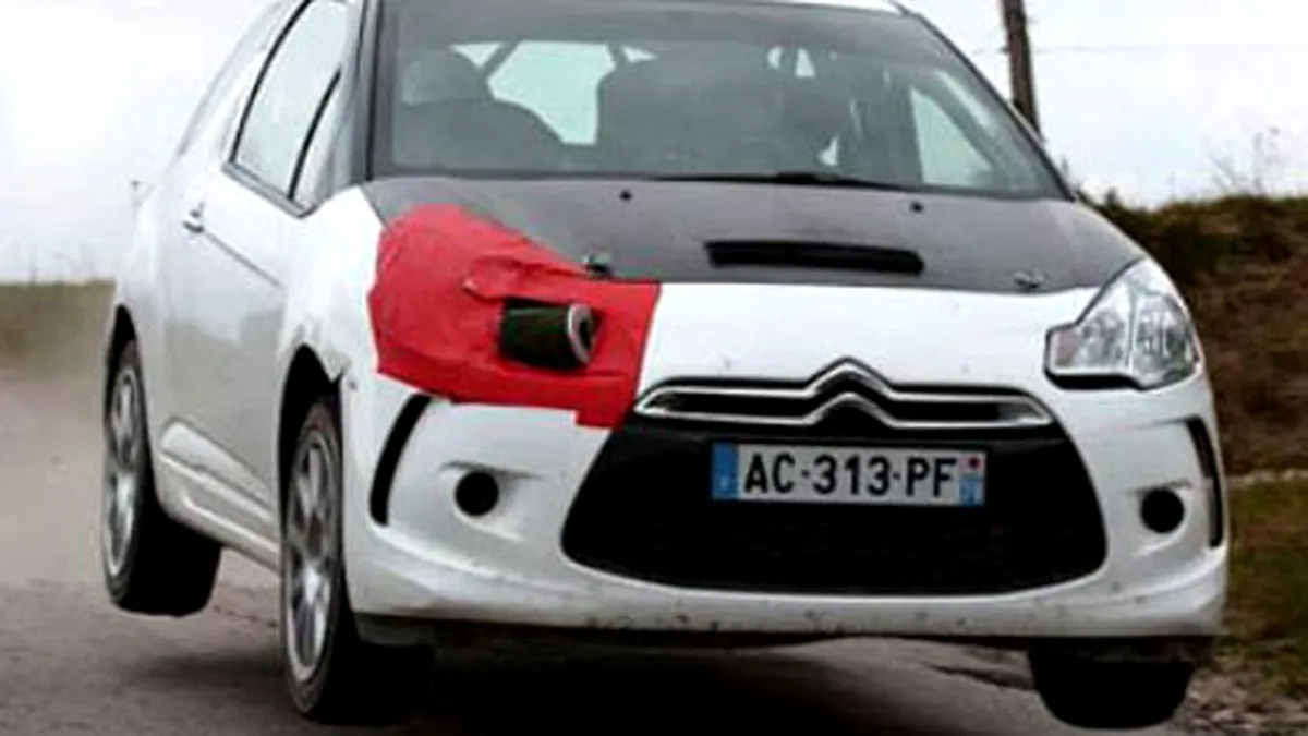 Citroen DS3 testat pentru WRC