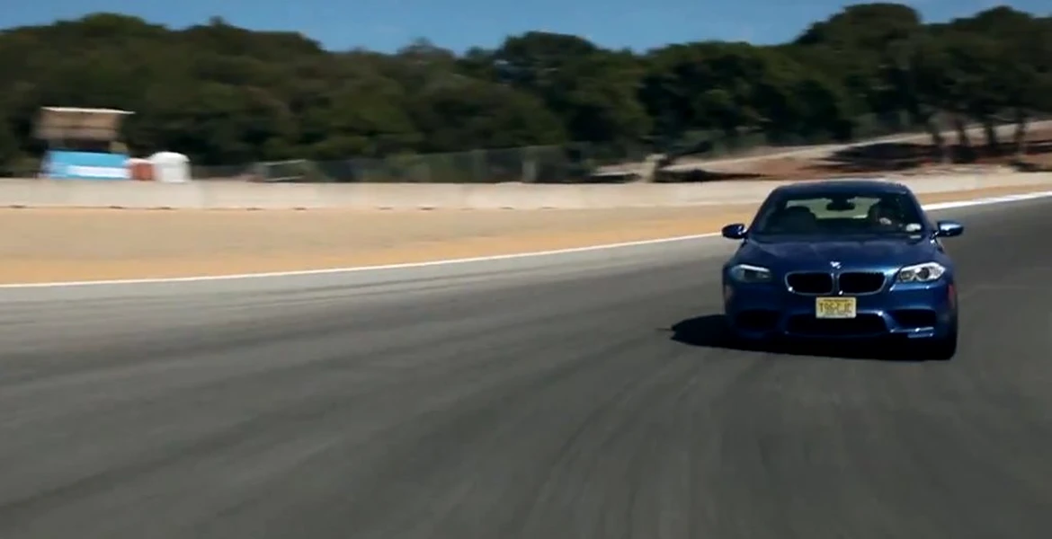 VIDEO: Cum arată o tură de circuit cu BMW M5