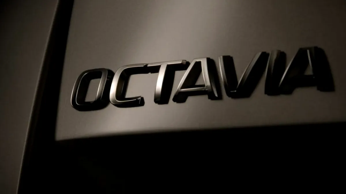 Skoda a publicat două schițe cu interiorul noii Octavia. Vor fi schimbări semnificative