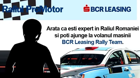 Iată câştigătorii concursului ”Raliul ProMotor”, realizat de BCR Leasing Rally şi ProMotor