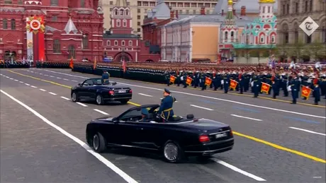 Limuzina în care au defilat oficialii ruși la parada de 9 mai - FOTO