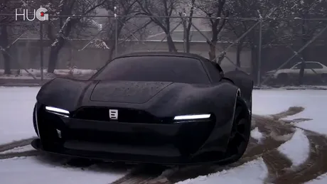 Mada 9, mașina sport cu care se laudă talibanii are motor de Toyota și aspect de Batmobile - VIDEO