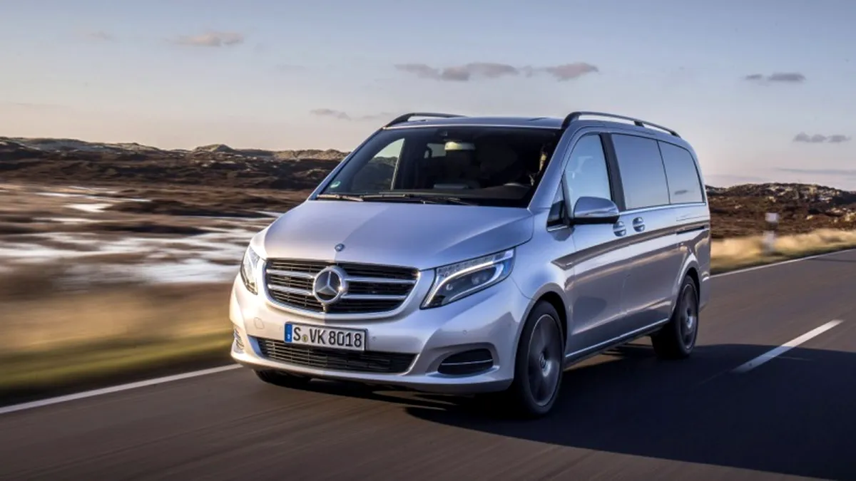 TEST cu noul Mercedes-Benz V-Class. Macrolimuzină