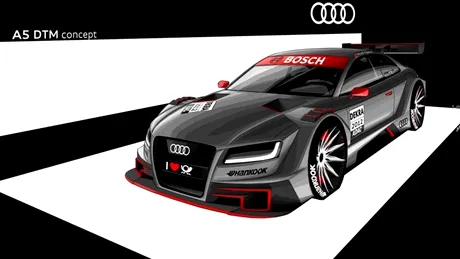 Deocamdată schiţe oficiale: Audi A5 DTM Concept