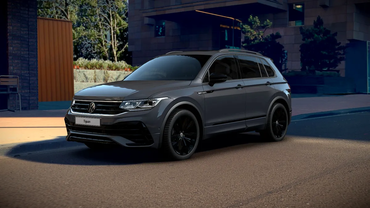 Volkswagen Tiguan Black Edition - SUV-ul german primește ornamente negre și geamuri cu tentă de 90%